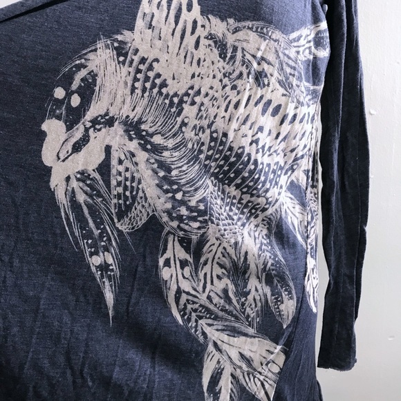 Horiyoshi III - Dress with feather print - Picture 5 of 6